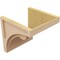 Ekena Millwork 12"W x 12"D x 12"H Wide Viola Rough Cedar Woodgrain TimberThane Corbel, Primed Tan CORUR12X12X12VIORCPR - alternate 5